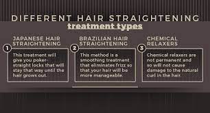 permanent hair straightening treatments