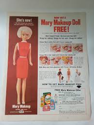 1965 mary makeup doll tressy 039 s
