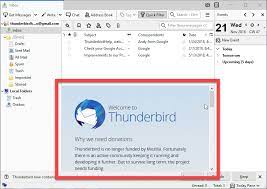 thunderbird start page