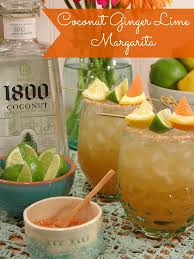 coconut margarita with ginger