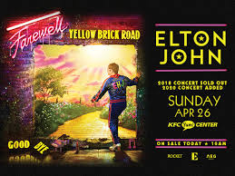 Elton John Farewell Yellow Brick Road Kfc Yum Center