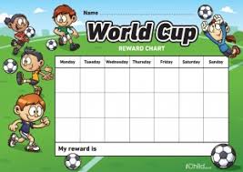 World Cup Reward Chart Ichild