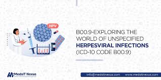 icd 10 code b00 9