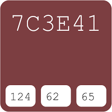 Cil Orient Express 7c3e41 Hex Color Code Schemes Paints