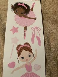 ballerina stickers l girls pink tutu
