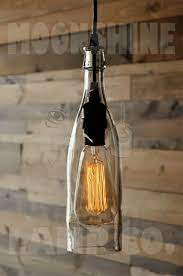 Wine Bottle Pendant Light