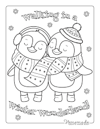 winter coloring pages for s