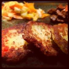 Chris salicrup & claire nolan. Potato Pancakes With Onion And Red Bell Pepper Delishably