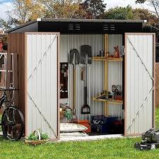 Vonzoy 6x4 Ft Outdoor Storage Shed With
