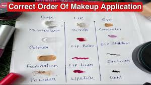 makeup application makeup base