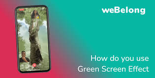 green screen effect on tiktok
