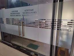 Frosted Pressure Sensitive Glass