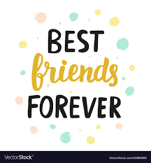 friends forever royalty free vector image