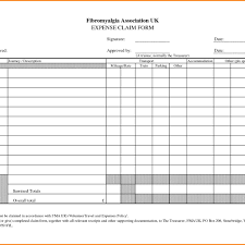 Free Expense Form Expenses Template Buy Sample Forms Temp Lotcos