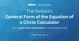 The Equation Of A Circle Calculator
