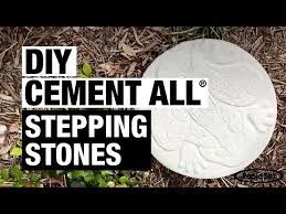 Diy Stepping Stones Using Cement All