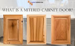 What Are Mitered Cabinet Doors