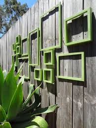 Diy Garden Fence Outdoor Wall Art