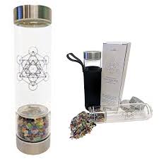 Crystal Infused Water Bottle 7 Chakras
