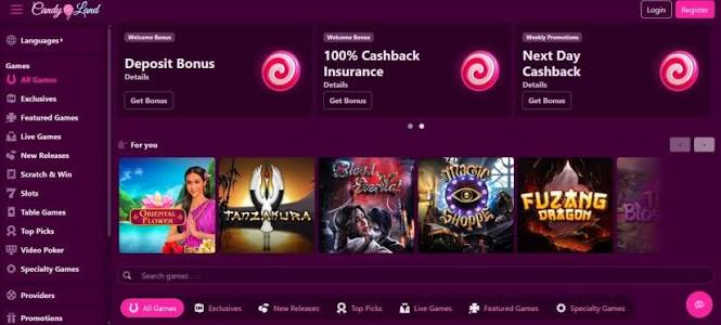 CandyLand Casino UK
