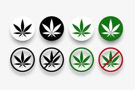 weed symbol vectors ilrations for