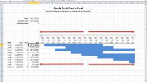 excel gantt chart for consulting projects