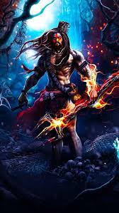 lord shiva angry animated 3d