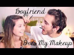 boyfriend does my makeup zoella you