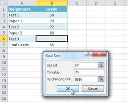 Excel 2010 Using What If Ysis