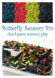 Preschool five senses activity theme. Butterfly Sensory Tub Activity No Time For Flash Cards