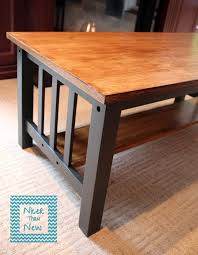 Mission Style Furniture Table Makeover