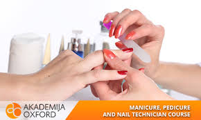 manicure pedicure and nail technician