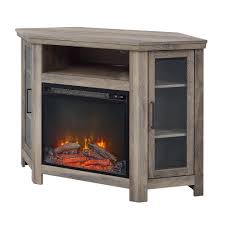 tv stand with led electric fireplace