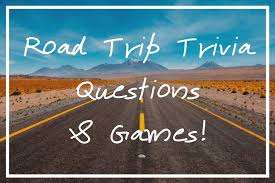 Challenge them to a trivia party! 85 Cool Road Trip Trivia Questions Games 2021 Car Ride Trivia What S Danny Doing