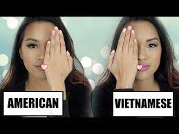 american vs vietnamese makeup tutorial