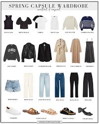 spring capsule wardrobe 2023 life