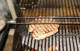 grilled porterhouse or t bone steak