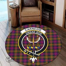 scottish carnegie modern tartan crest