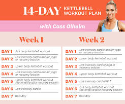 14 day kettlebell workout plan an