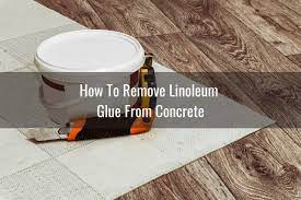 how to remove glue from concrete floor
