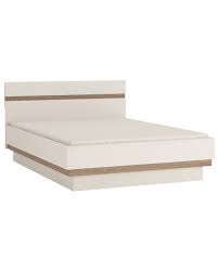 chelsea king size bed in white gloss