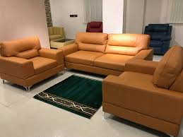 leather sofa set brown in hyderabad