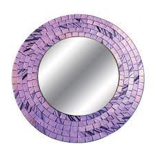 Mirror Round With Mosaic Surround 40cm