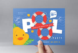 Pool Party Flyer Templates Psd Ai Vector Brandpacks
