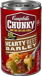 Campbell S Chunky Hearty Beef Barley Soup Oz Cans My Xxx Hot Girl gambar png