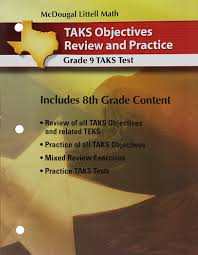 Buy Algebra 1 Taks Practice Workbook Grades 9 12 Mcdougal