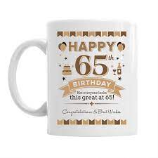 65th birthday happy gift present idea
