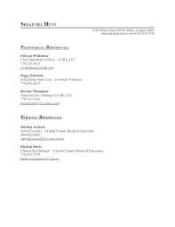 Reference Sample Resume Simple Format And For Page