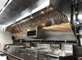 kitchen hood fire suppression system in