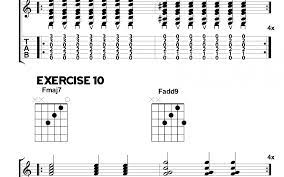 guitar tab exercises learn guitar for